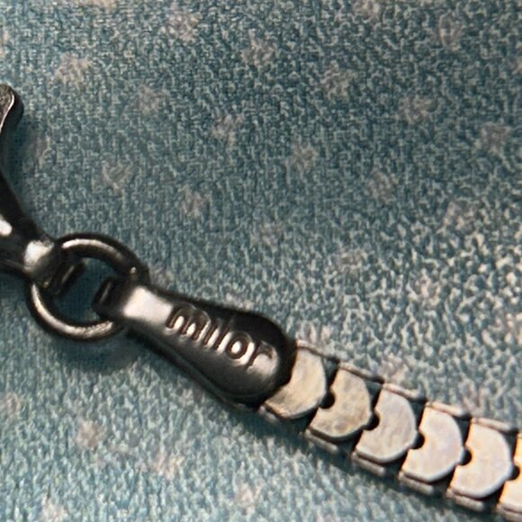 14k Black Gold Triple Heart Necklace - Picture 9 of 12